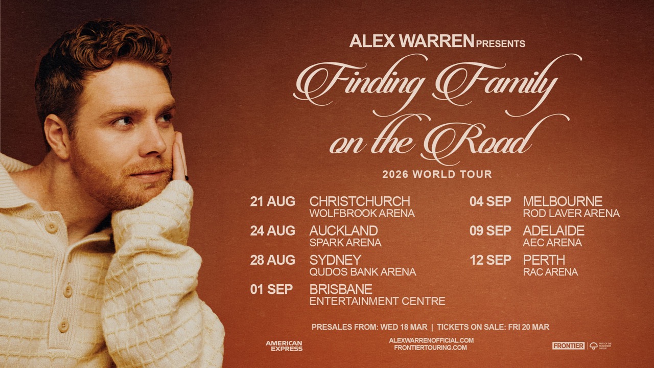 Record-Breaking Singer Alex Warren Returns to AU & NZ Arenas in 2026