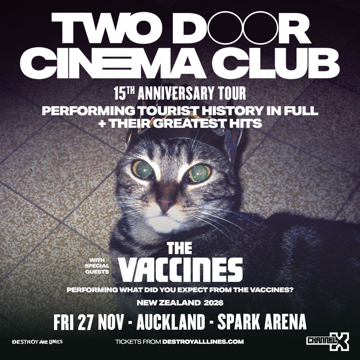 Two Door Cinema Club announce Auckland show this November