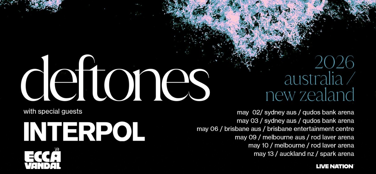 Deftones return to New Zealand with Interpol and Ecca Vandal