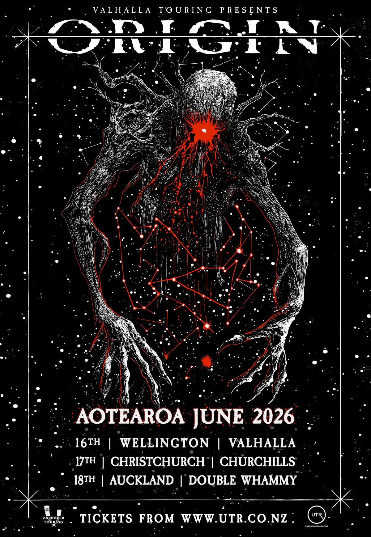 Legendary death metal act Origin head to Aotearoa for NZ Tour