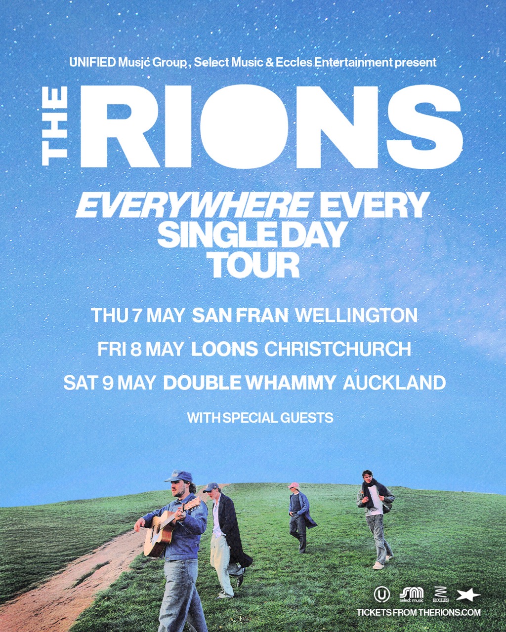 The Rions announce New Zealand tour following release of debut album