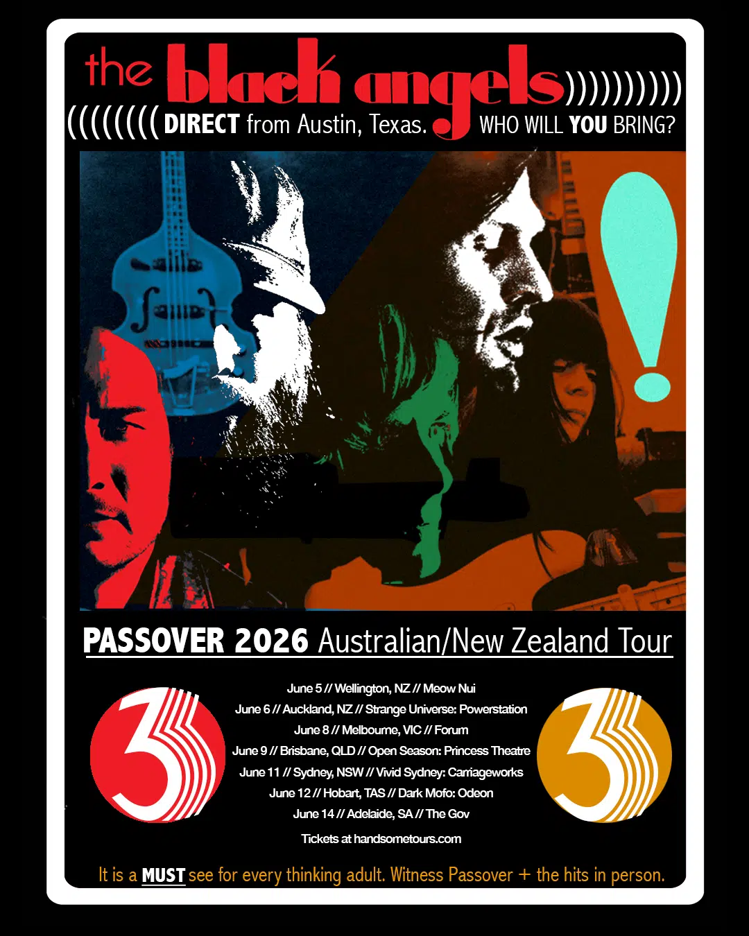 The Black Angels head to NZ and Australia