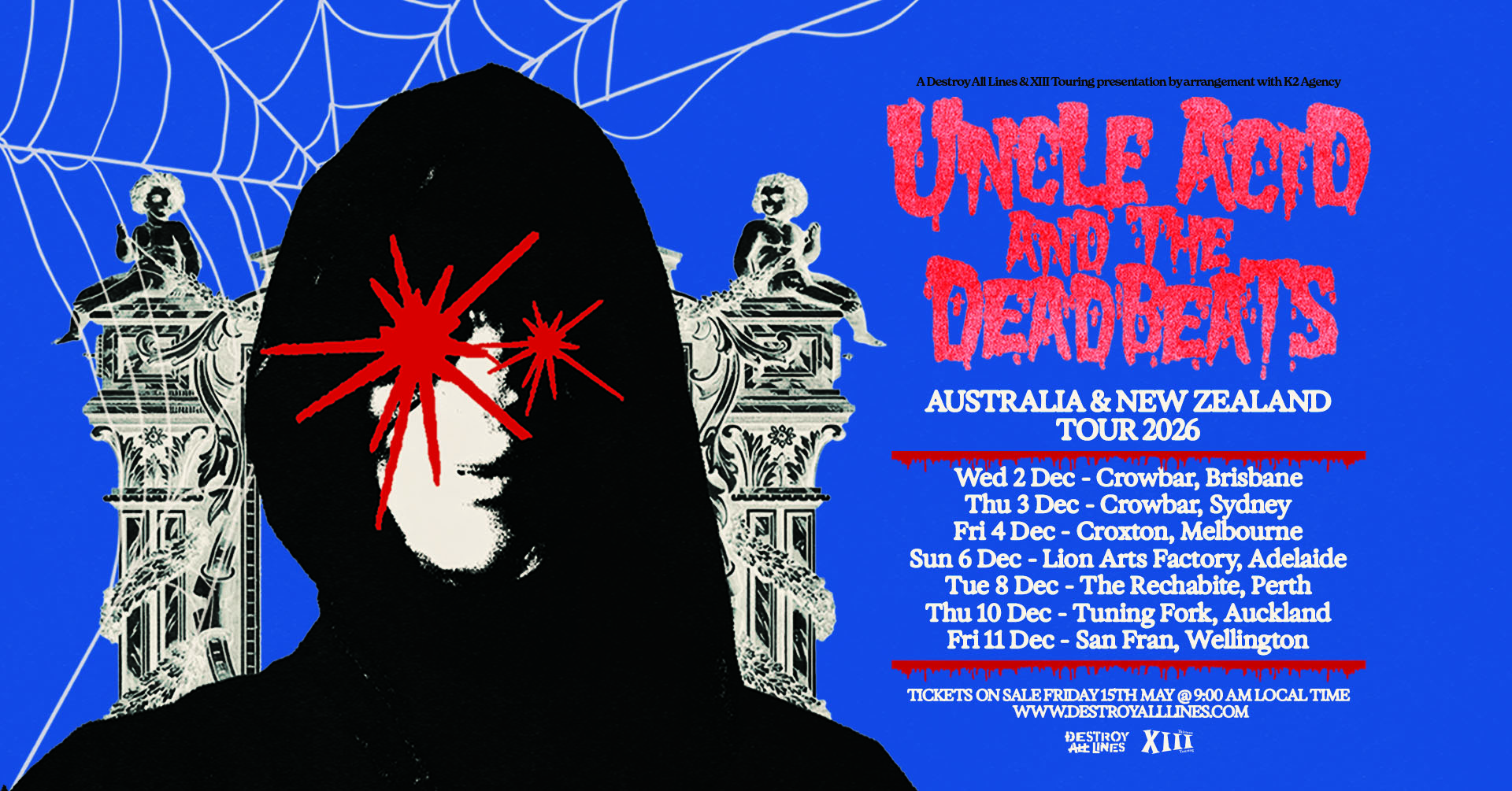 Uncle Acid and the Deadbeats announce Australasian Tour
