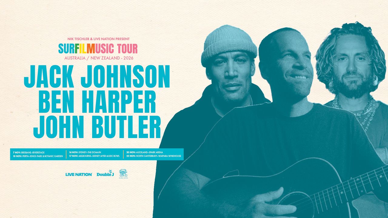 Jack Johnson returns to NZ with Ben Harper & John Butler