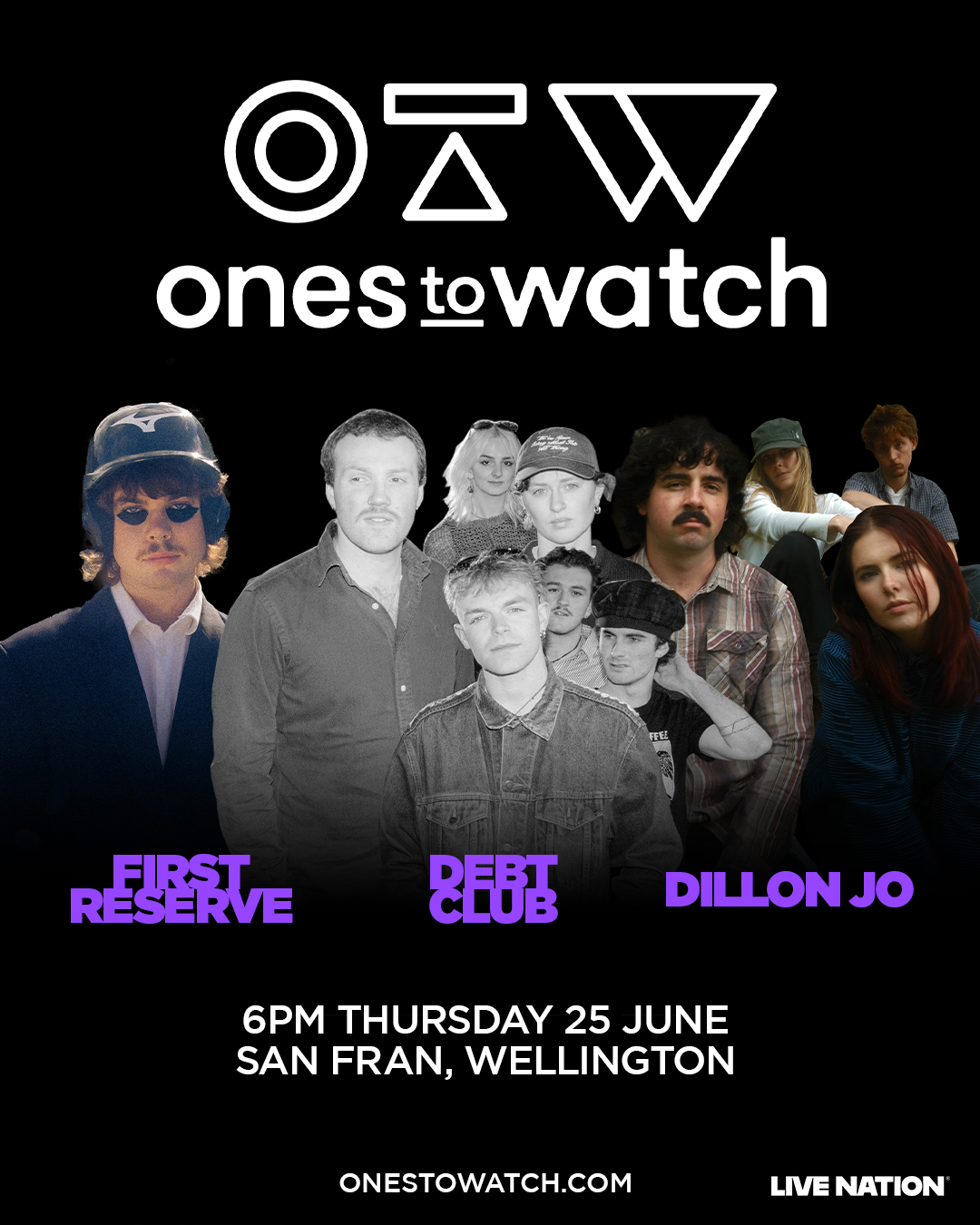Live Nation’s ‘Ones to Watch’ returns to Wellington in June