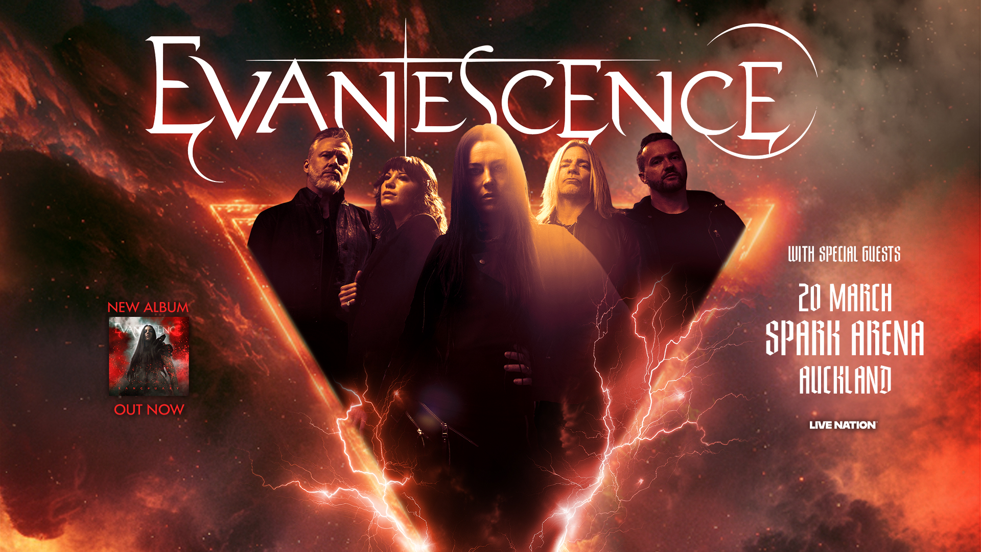 Evanescence announce 2027 Auckland Arena Show