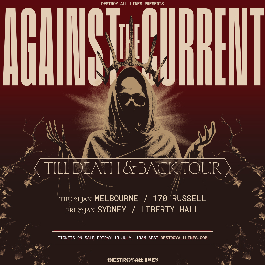 Against the Current announce 2027 Australian Tour
